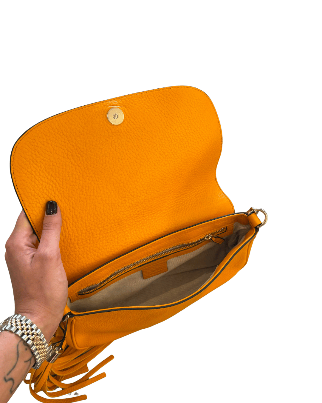 POCHETTE GUCCI SOHO ARANCIONE