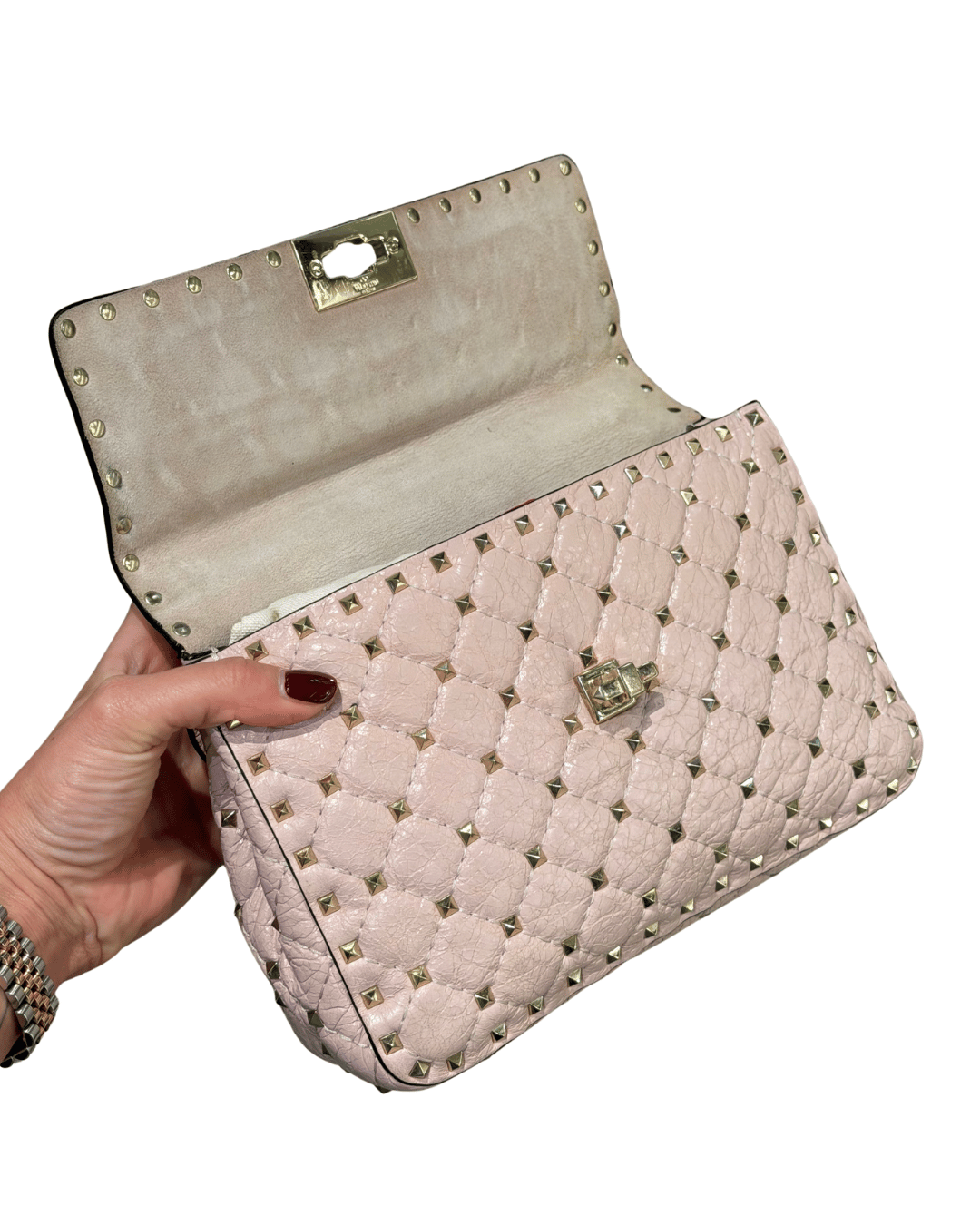 VALENTINO SPIKE MEDIA ROSA CIPRIA