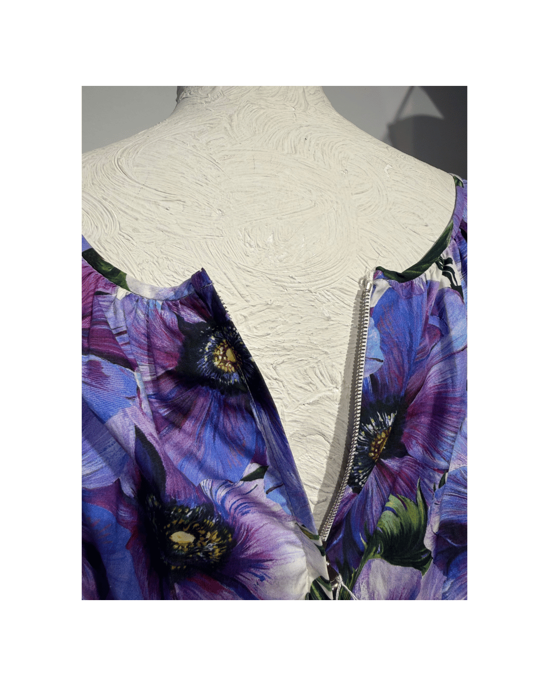 ABITO D&G FIORI VIOLA COTONE Tg 48