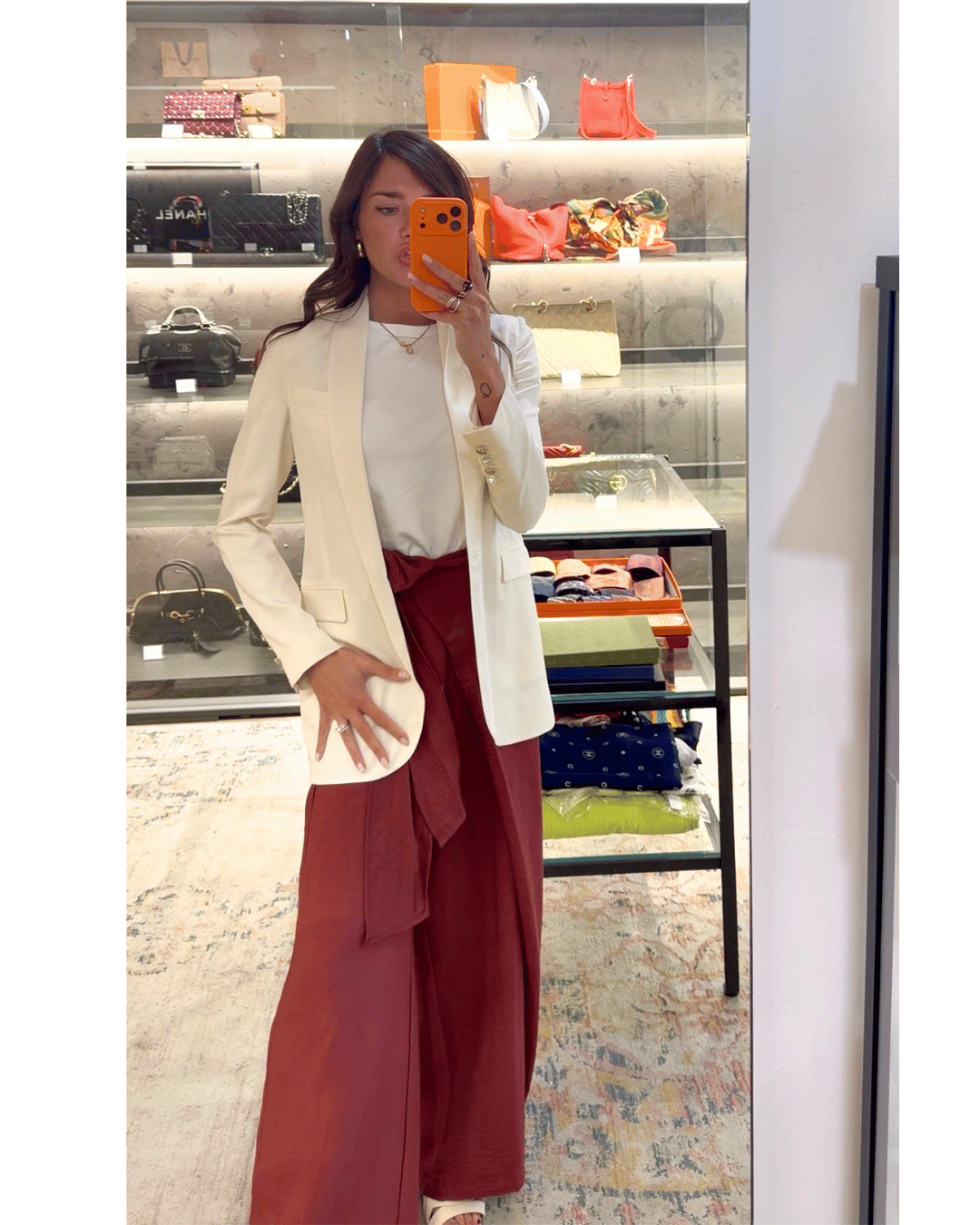 BLAZER SETA GUCCI PANNA Tg 40