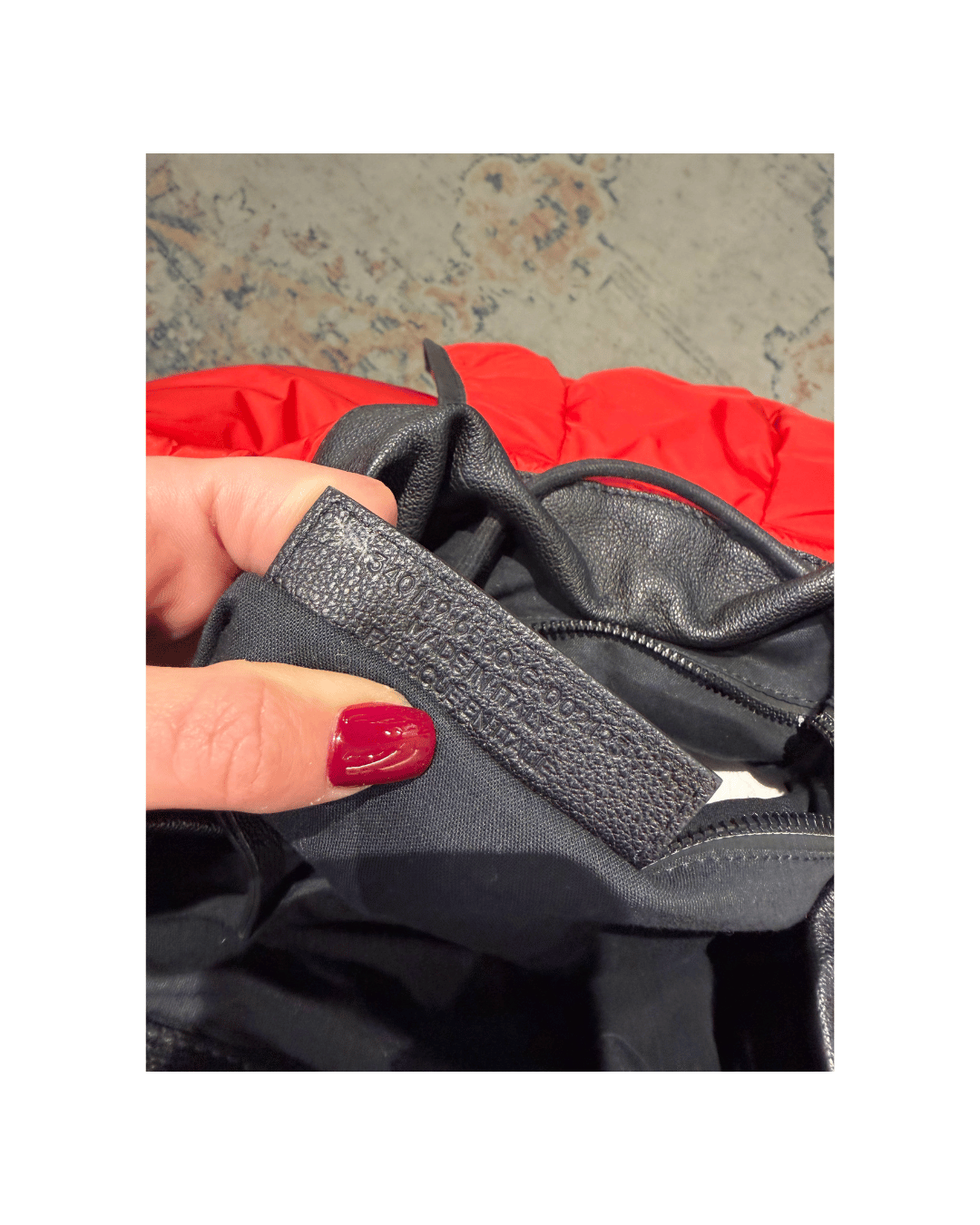 ZAINO BALENCIAGA MOTOCROSS ROSSO