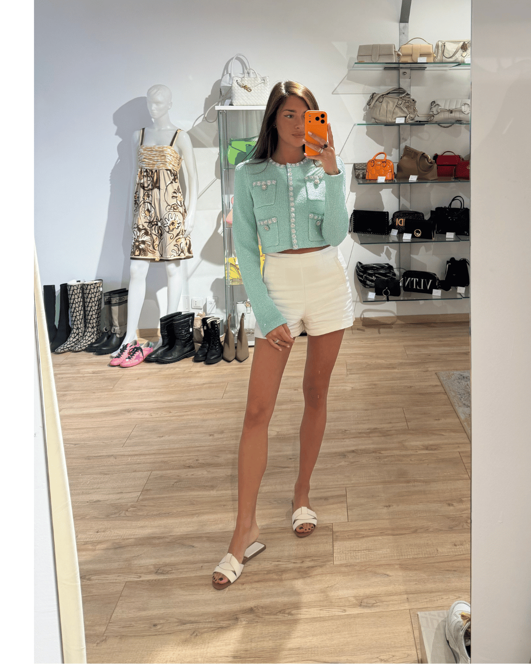 GIACCA / CARDIGAN SELF PORTRAIT VERDE MENTA Tg M
