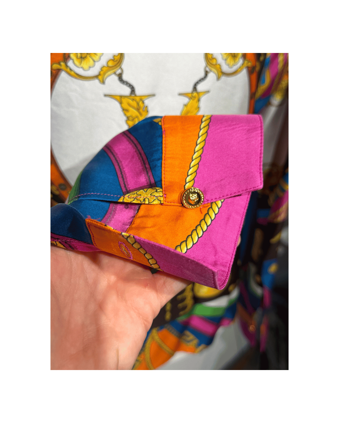 CAMICIA VERSACE BAROQUE MULTICOLOR Tg 42