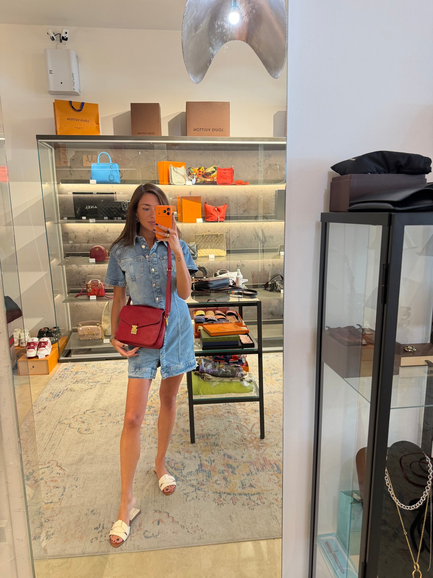METIS PELLE EMPREINTE ROSSA