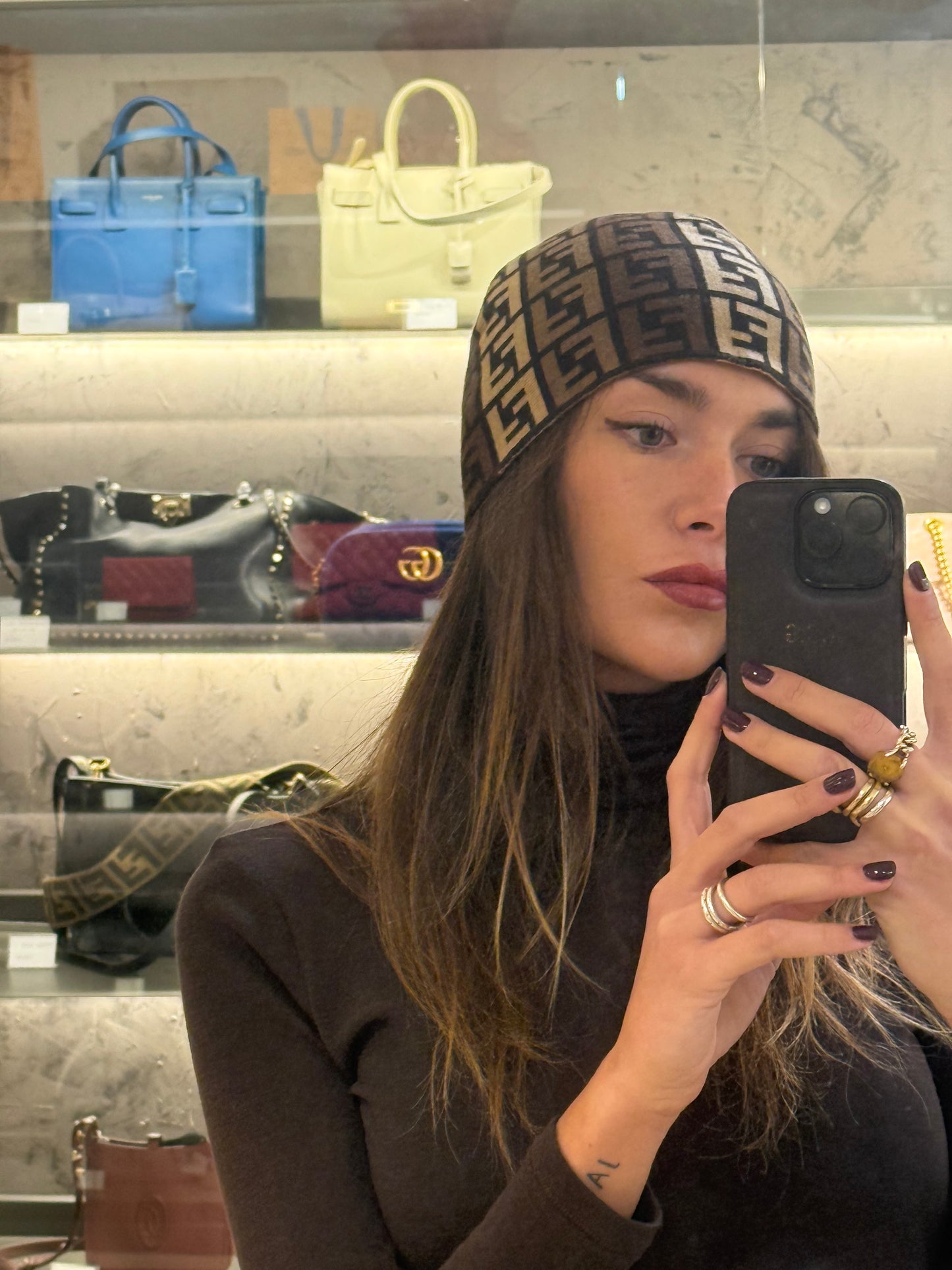 CUFFIA FENDI TONI CALDI