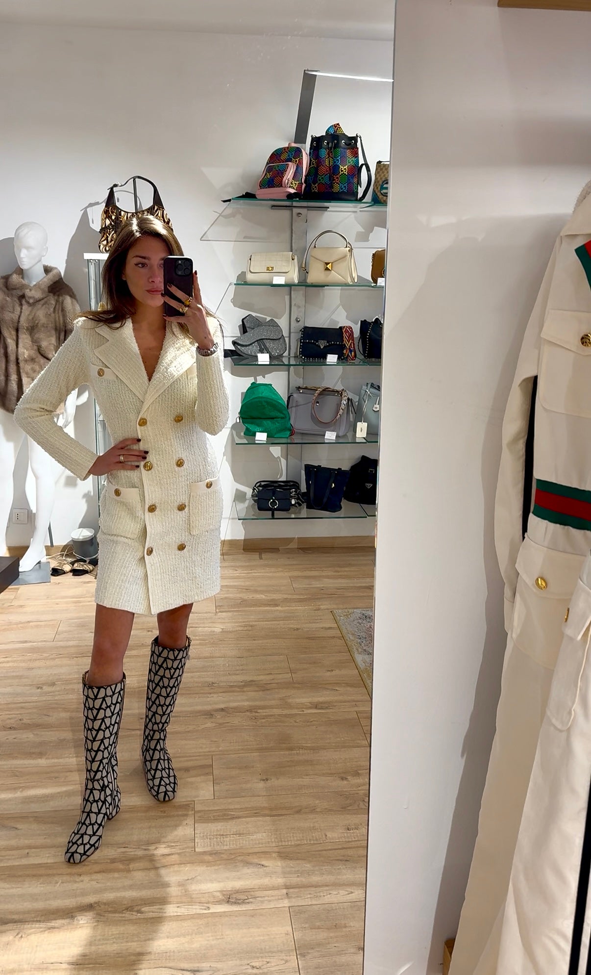 ABITO DOPPIOPETTO PANNA ELISABETTA FRANCHI