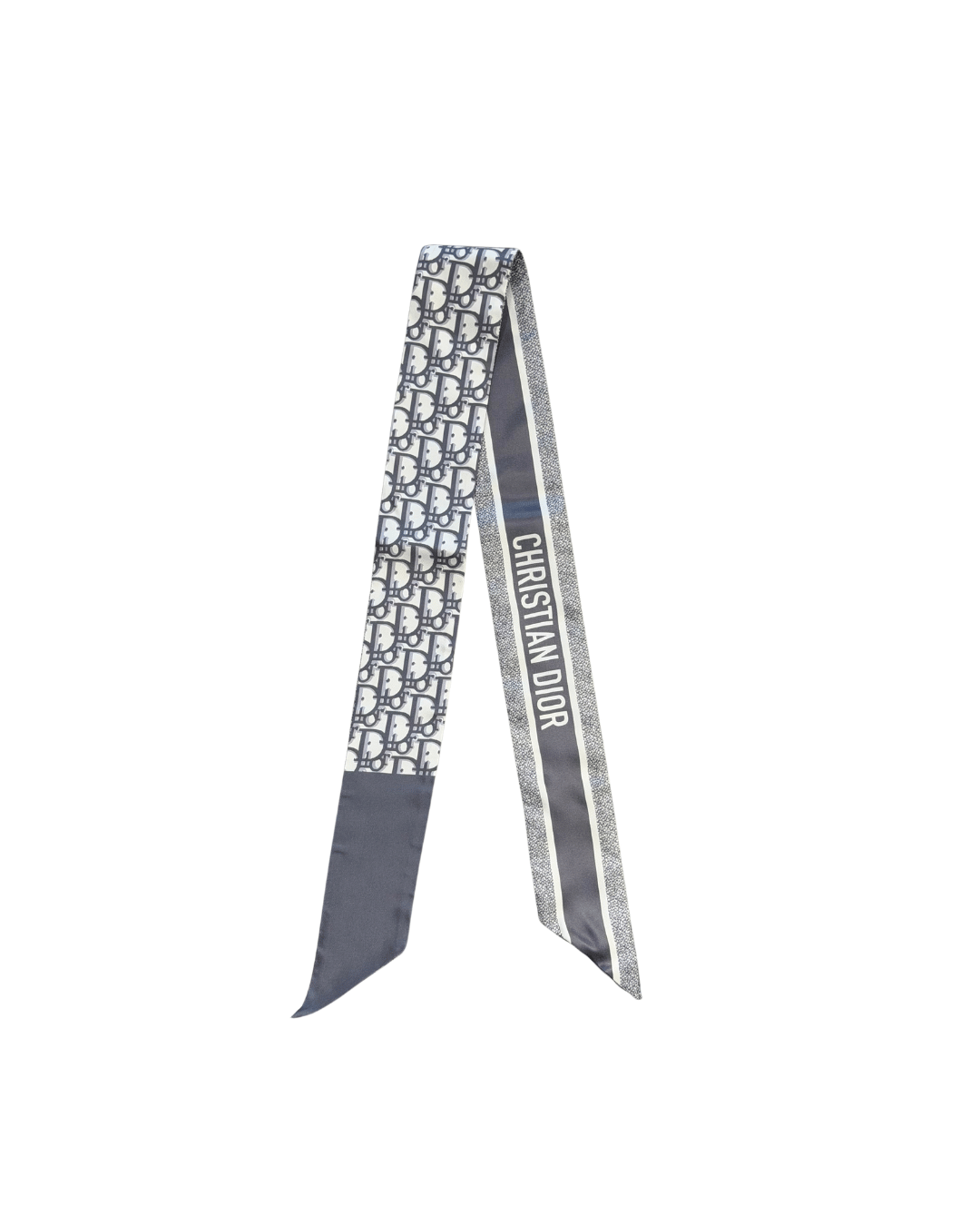 TWILLY DIOR OBLIQUE SETA GRIGIA