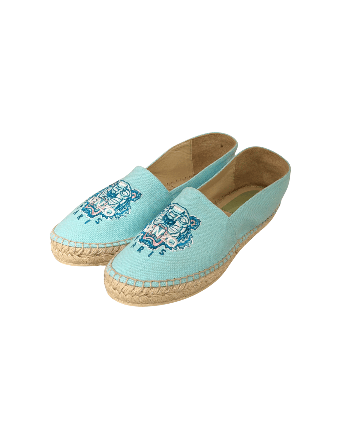ESPADRILLAS KENZO PARIS TELA TURCHESE Nr 41