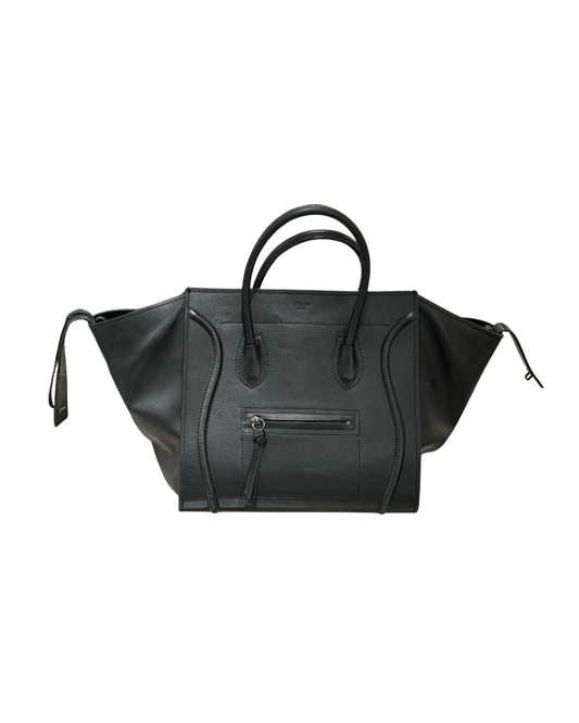 CELINE LUGGAGE PELLE NERA LARGE