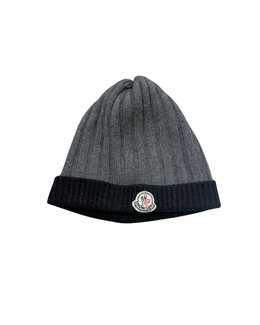 CUFFIA MONCLER GRIGIA E NERA