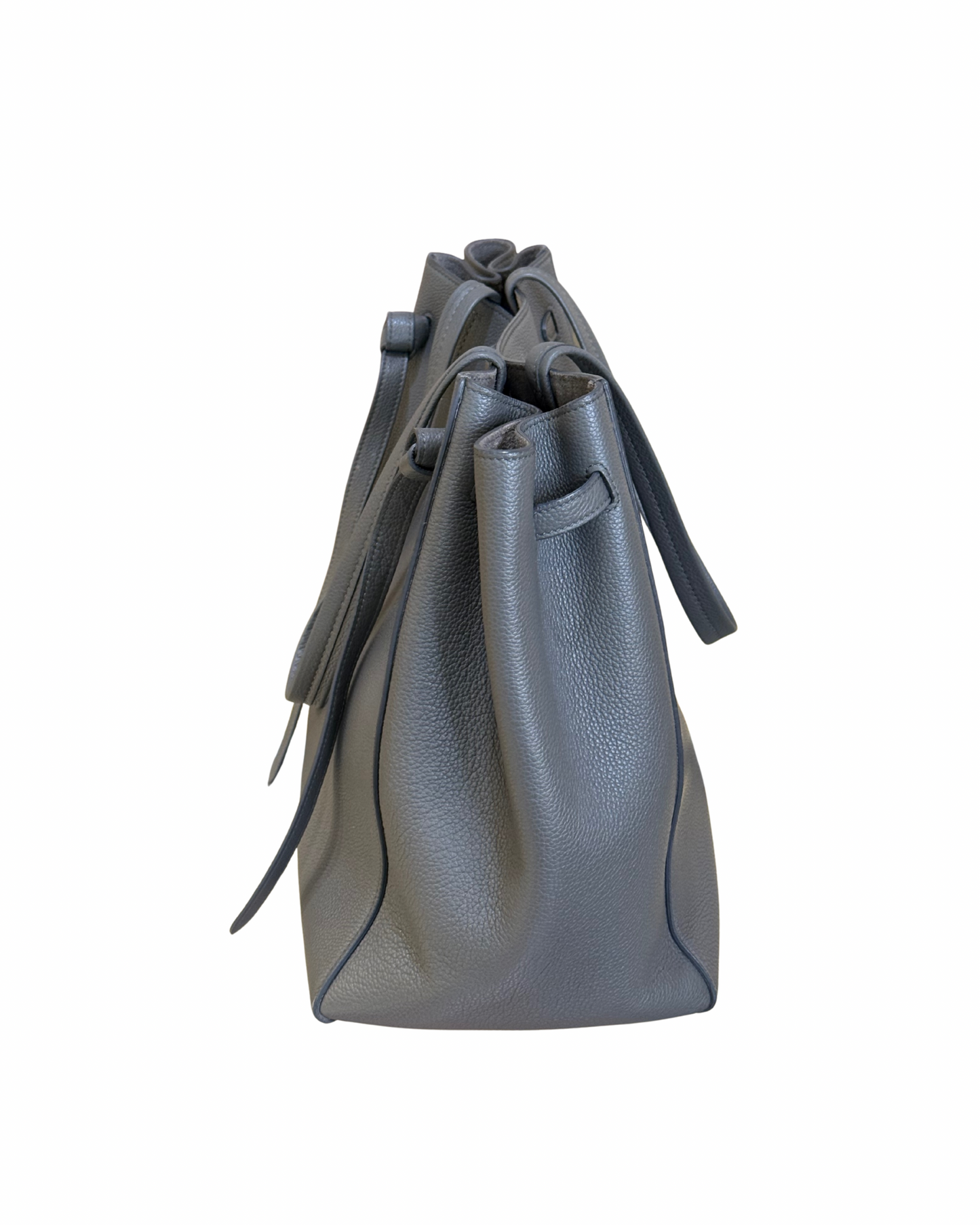 CELINE CABAS PHANTOM IN PELLE GRIGIA