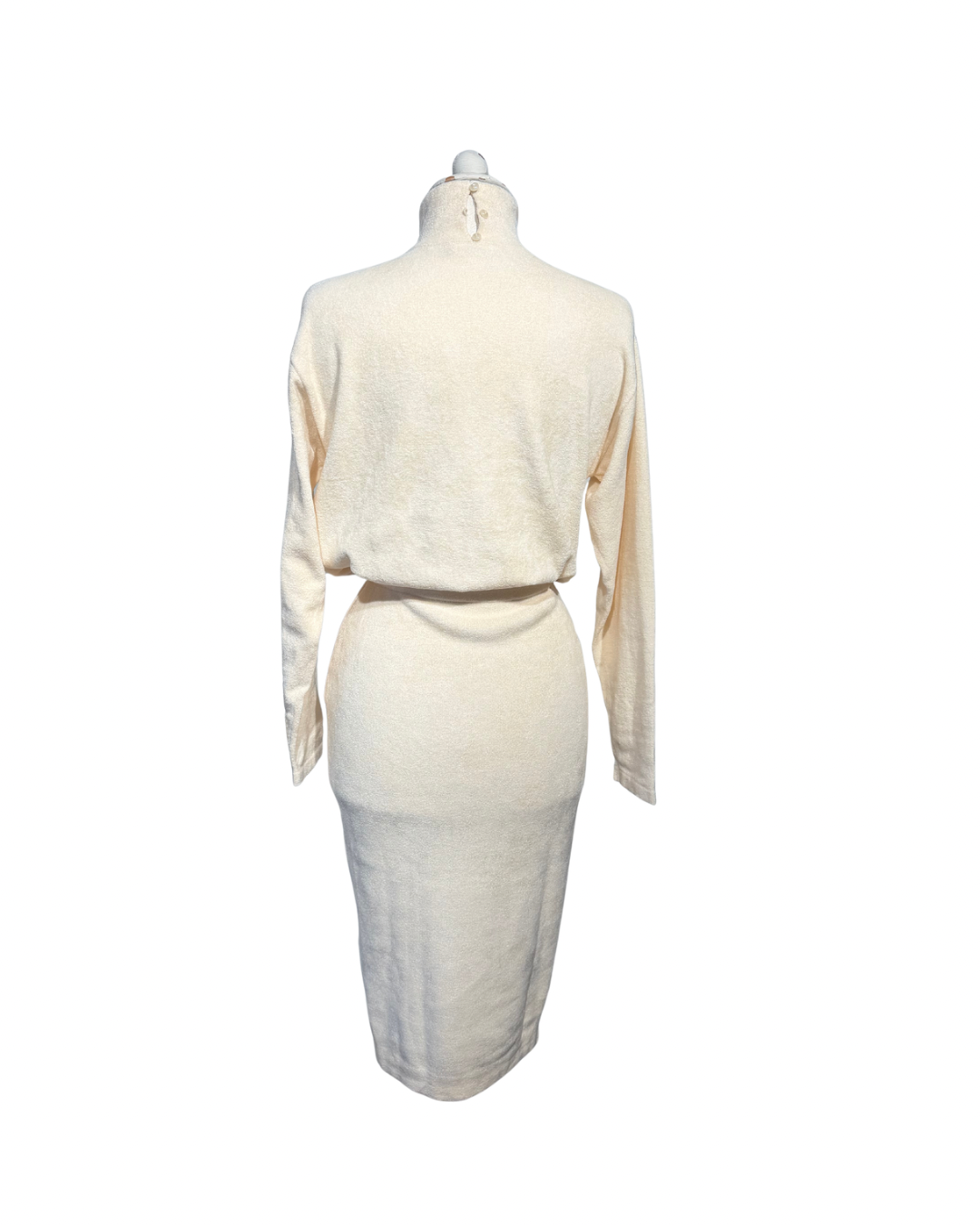 ABITO IN MAGLIA ELISABETTA FRANCHI CREMA