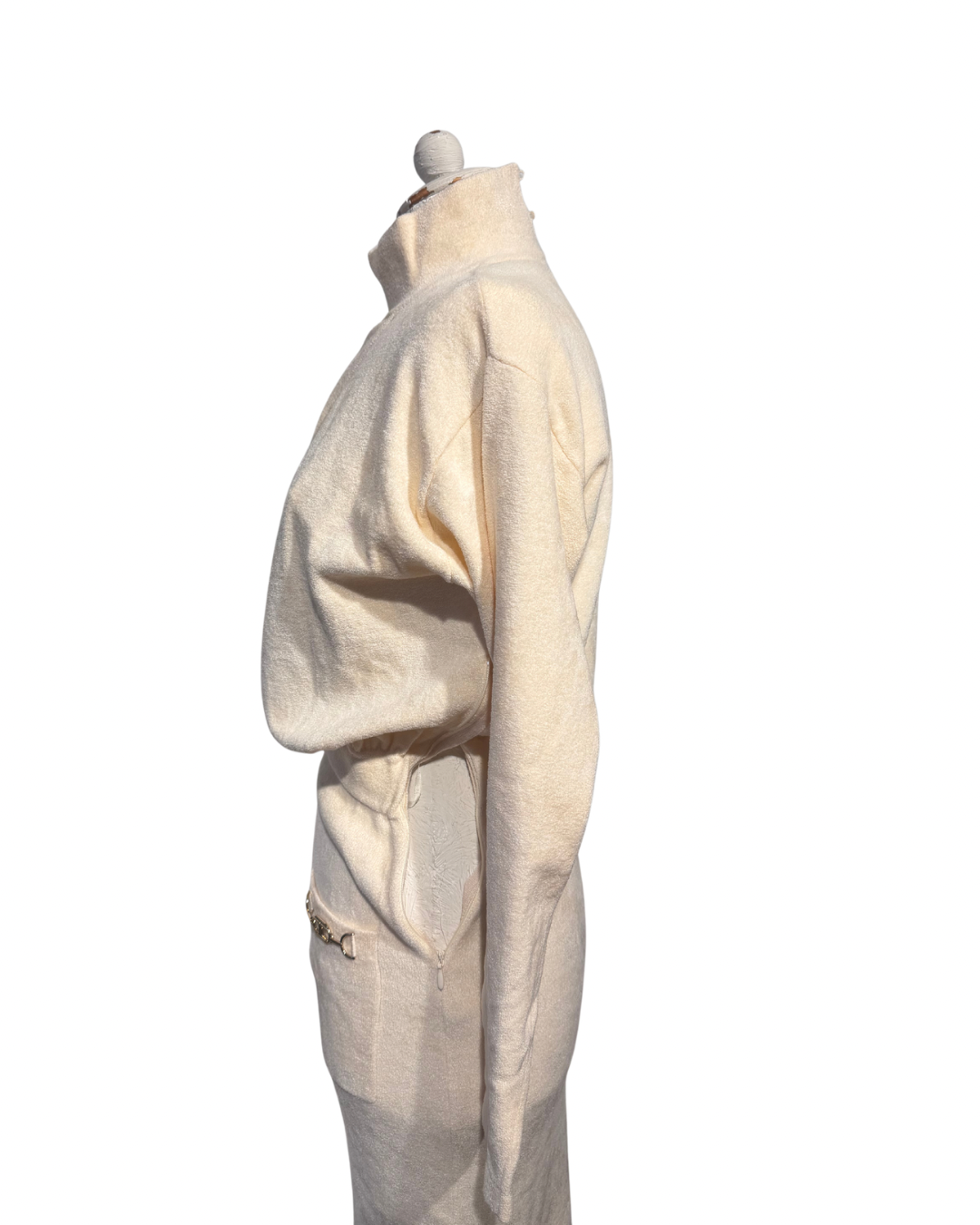 ABITO IN MAGLIA ELISABETTA FRANCHI CREMA