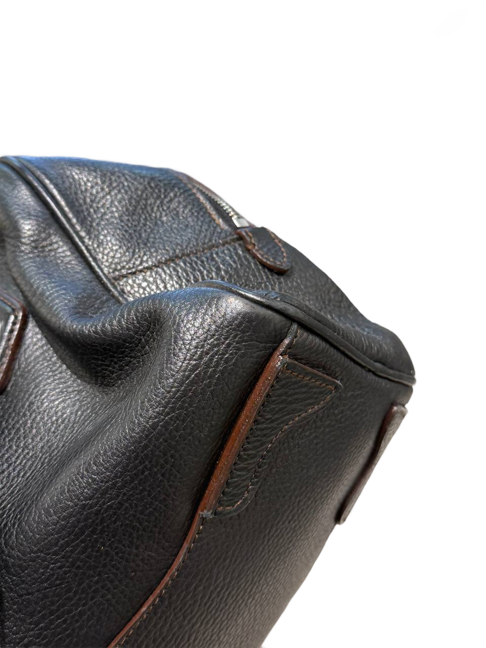 BORSA PRADA IN PELLE NERA MANICI INTRECCIATI