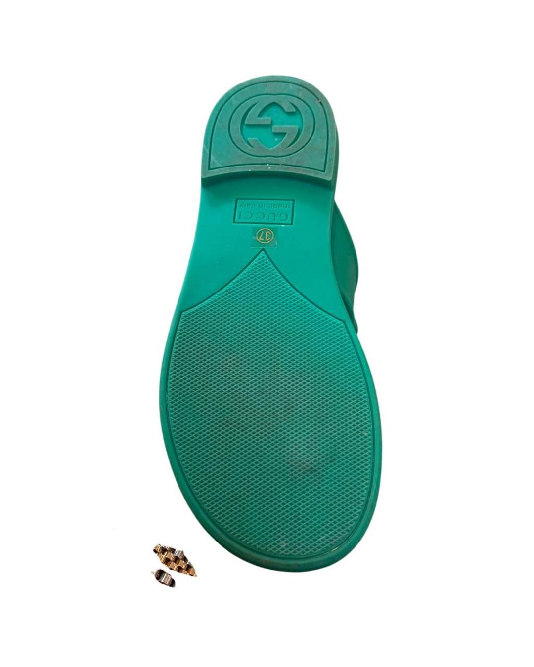 SANDALI INFRADITO GUCCI MINORCA VERDI Nr 37