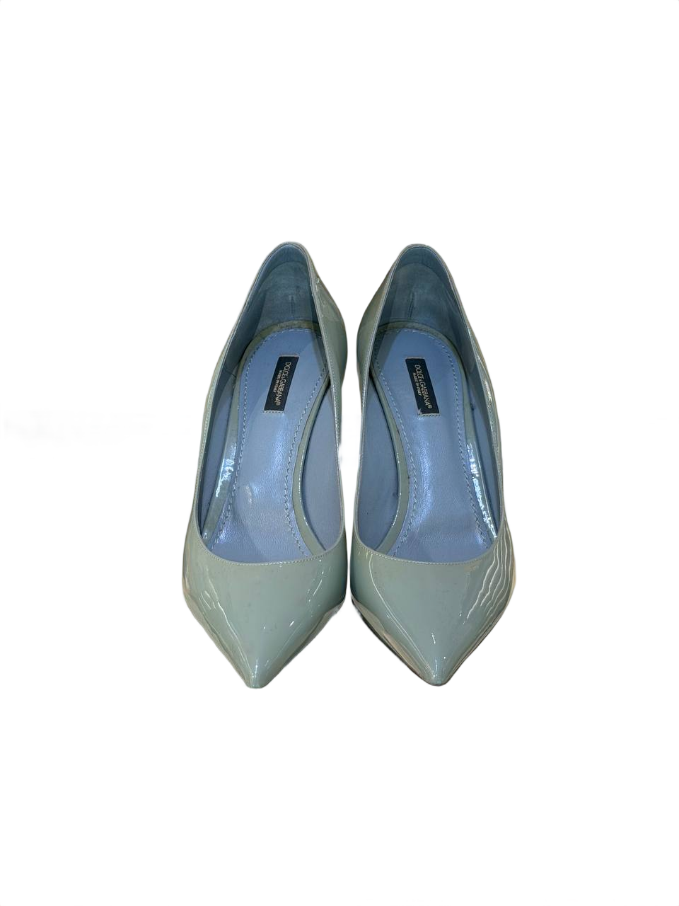 DECOLLETE D&G VERNICE VERDE SALVIA Nr 40
