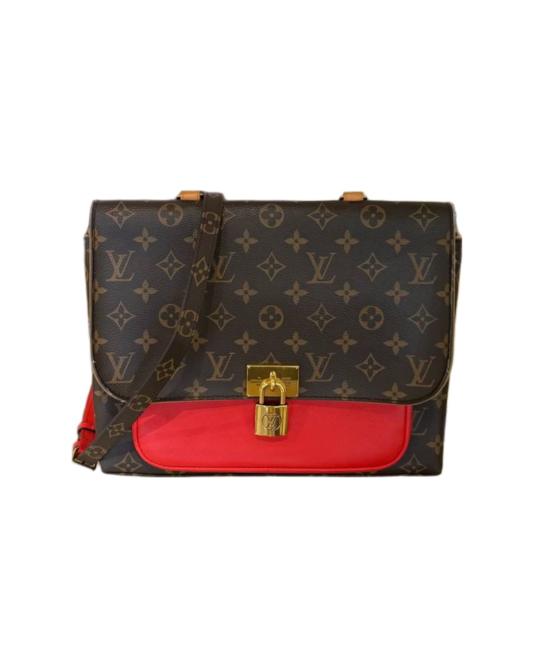 MARIGNAN RIFINITURE ROSSE LOUIS VUITTON MONOGRAM