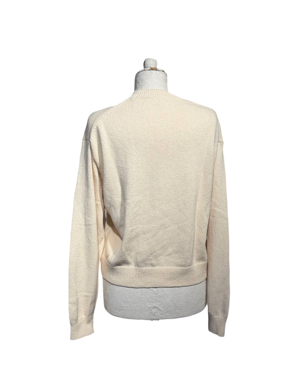 MAGLIONE KENZO PARIS BOKE FLOWER PANNA Tg S