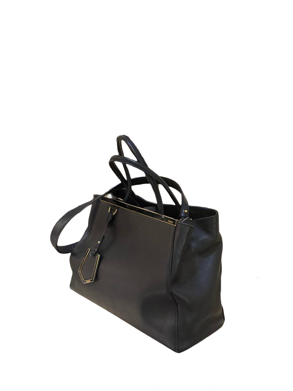 FENDI 2JOURS MEDIA NERA METALLERIA