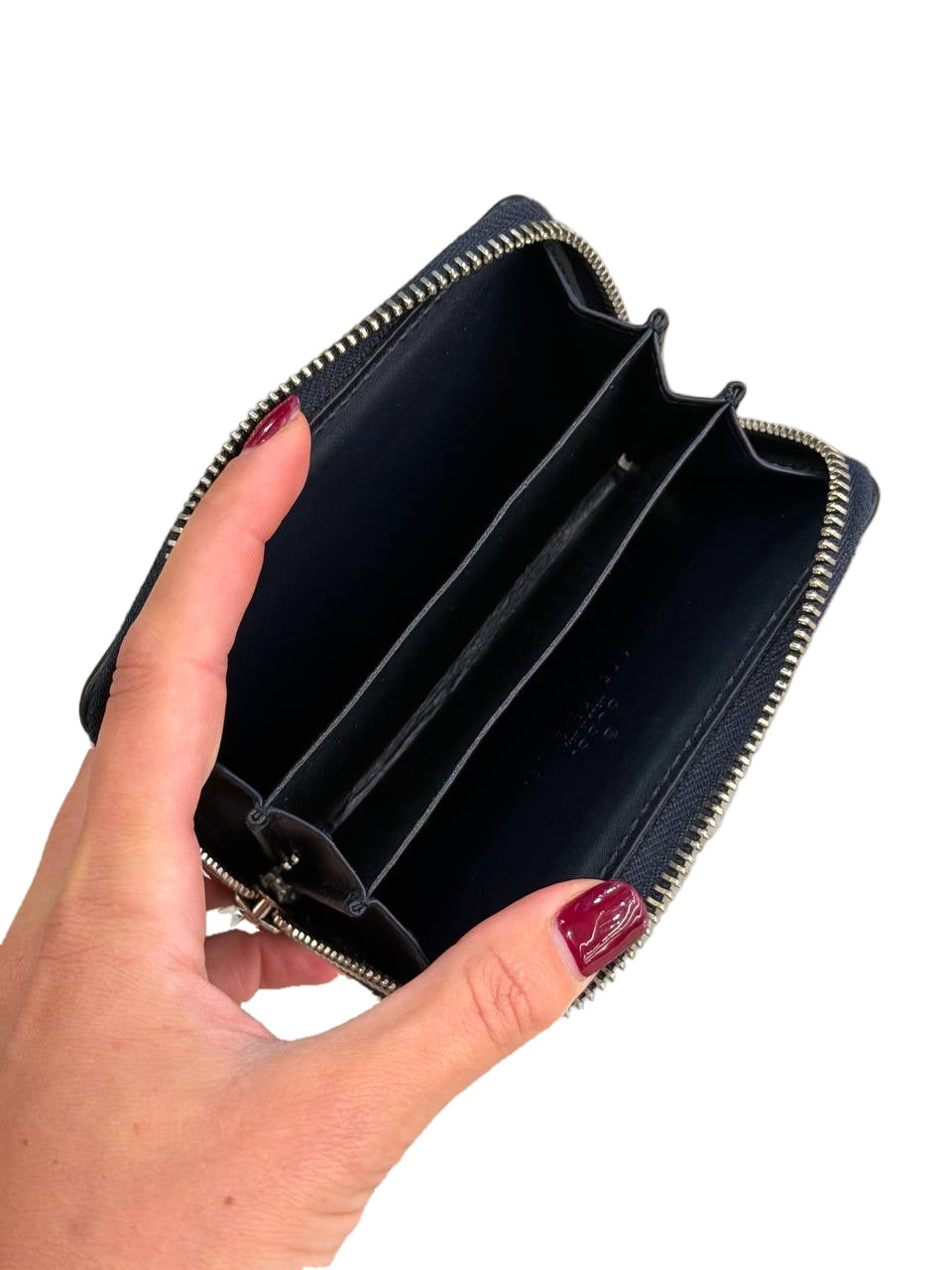 PICCOLO PORTAFOGLIO GUCCI BLU NAVY GG CON SCATOLA