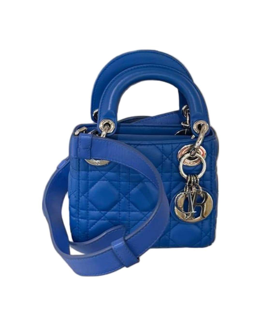 MICRO LADY DIOR BLU ELETTRICA
