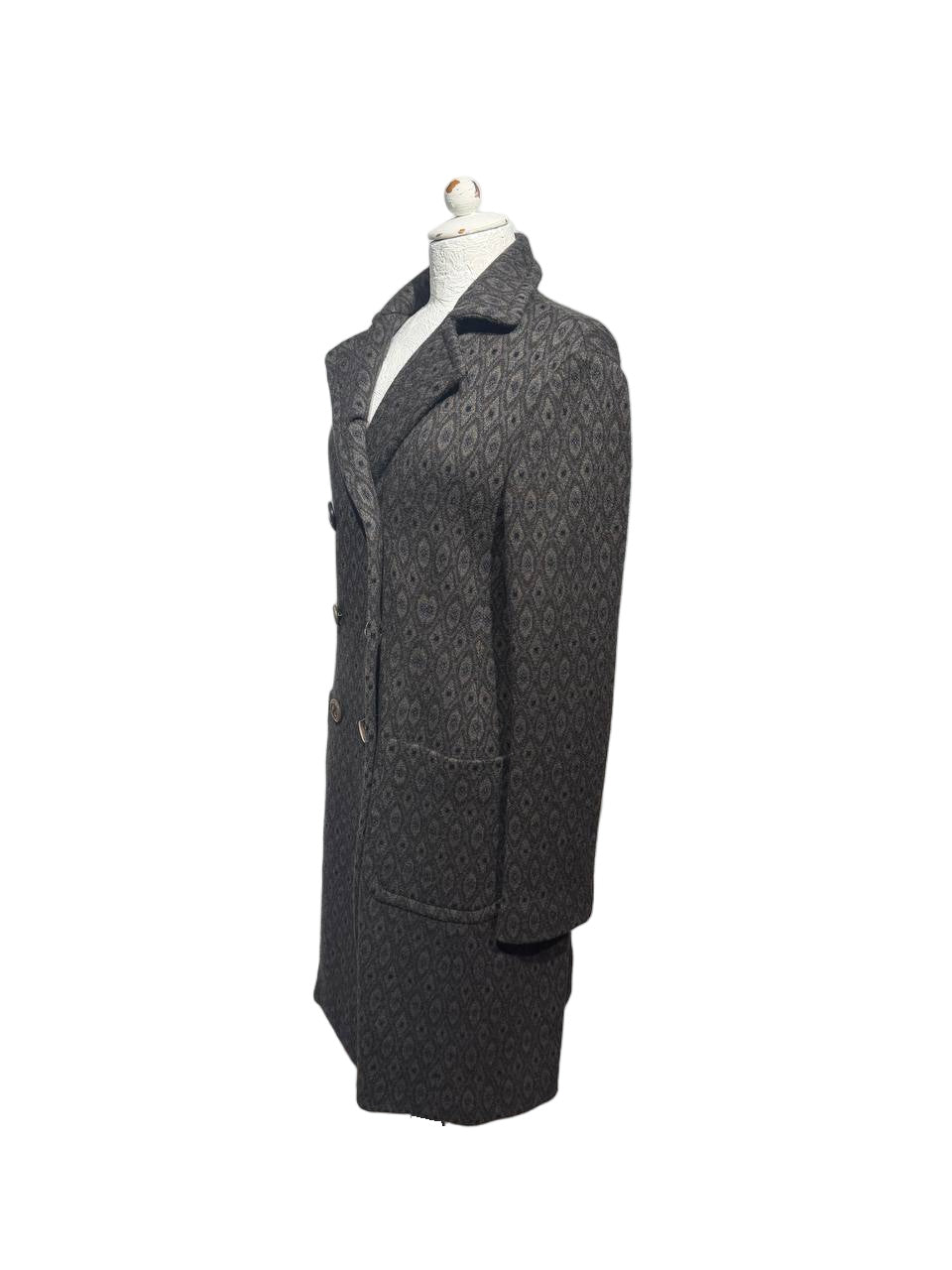 CAPPOTTO MALIPARMI IN LANA DOPPIOPETTO TG 44