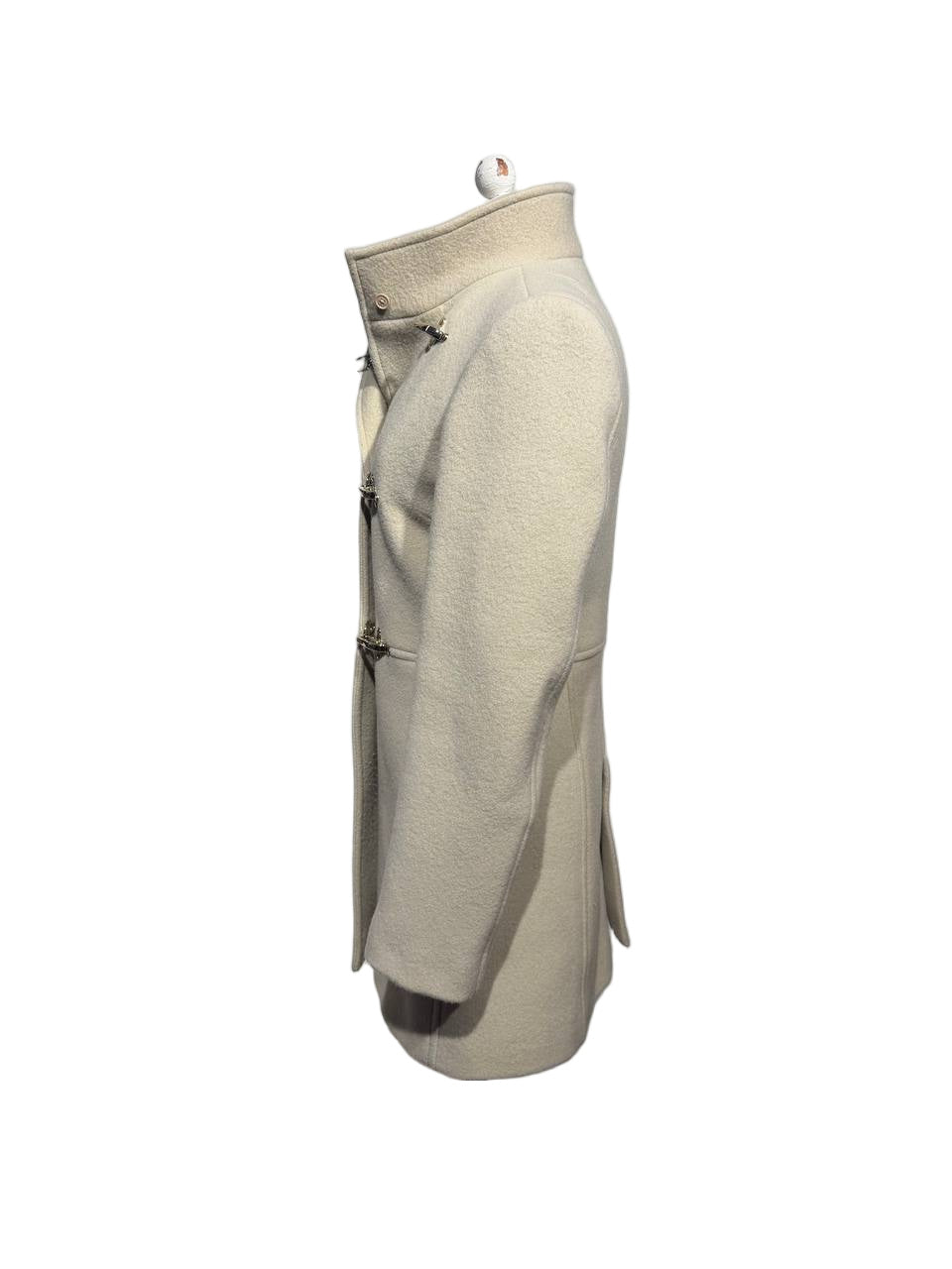 CAPPOTTO FAY LANA BEIGE GANCI CHAMPAGNE Tg XS