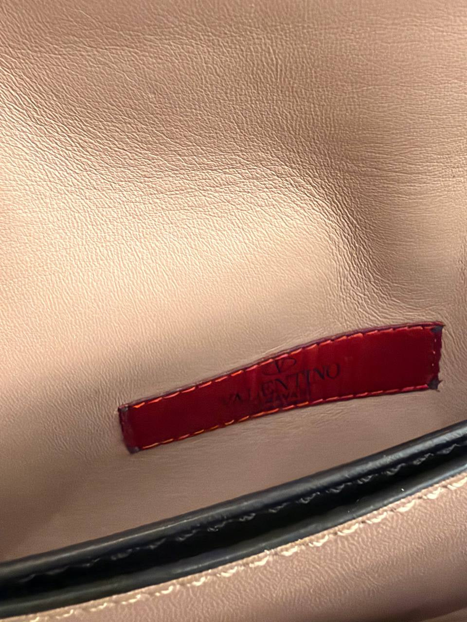 POCHETTE SMALL ROCKSTUD NERA CON BORCHIE VALENTINO GARAVANI