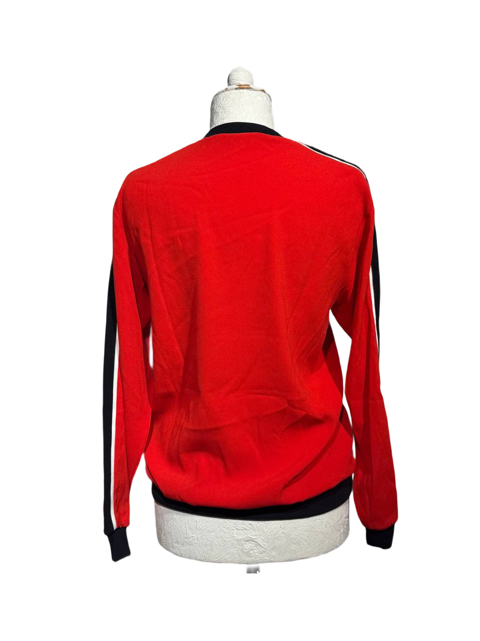 FELPA KENZO PARIS TIGER ROSSA MANICHE LUNGHE Tg XS