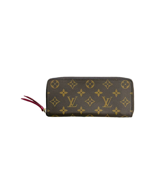 PORTAFOGLIO MONOGRA CLEMENCE LOUIS VUITTON INTERNO CILIEGIA