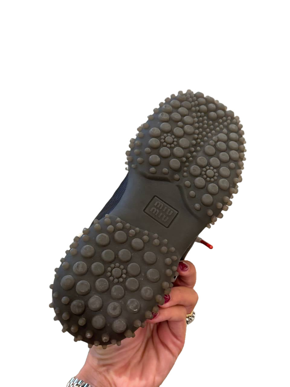 SNEAKERS MIUMIU BUBBLE TESS MARRONI Nr 36.5