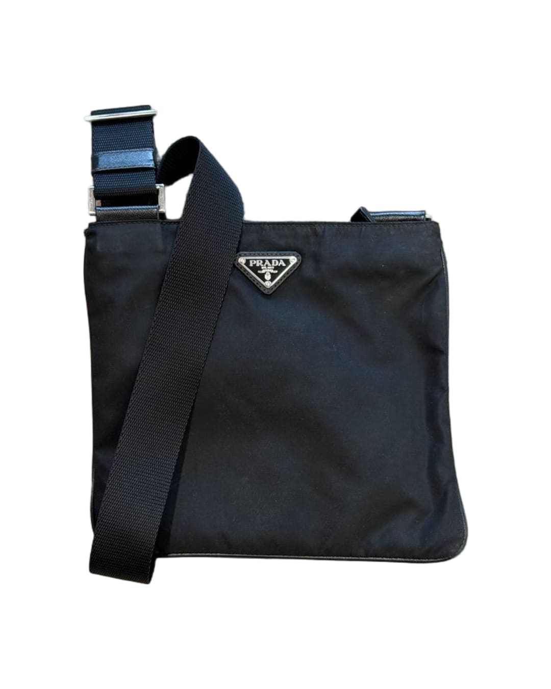 TRACOLLA PRADA NYLON NERA