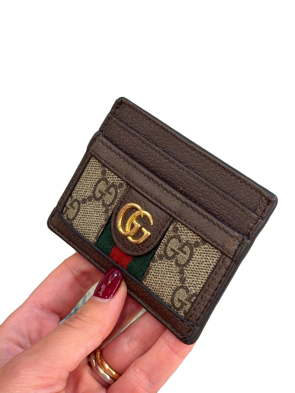 PORTACARTE GUCCI OPHIDIA GG SUPREME CON SCATOLA