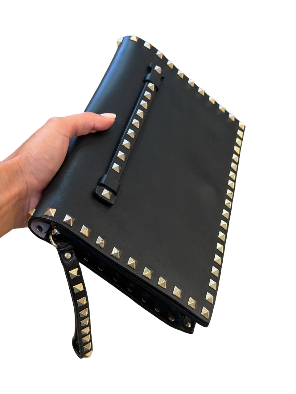 CLUTCH POCHETTE VALENTINO ROCKSTUD NERA