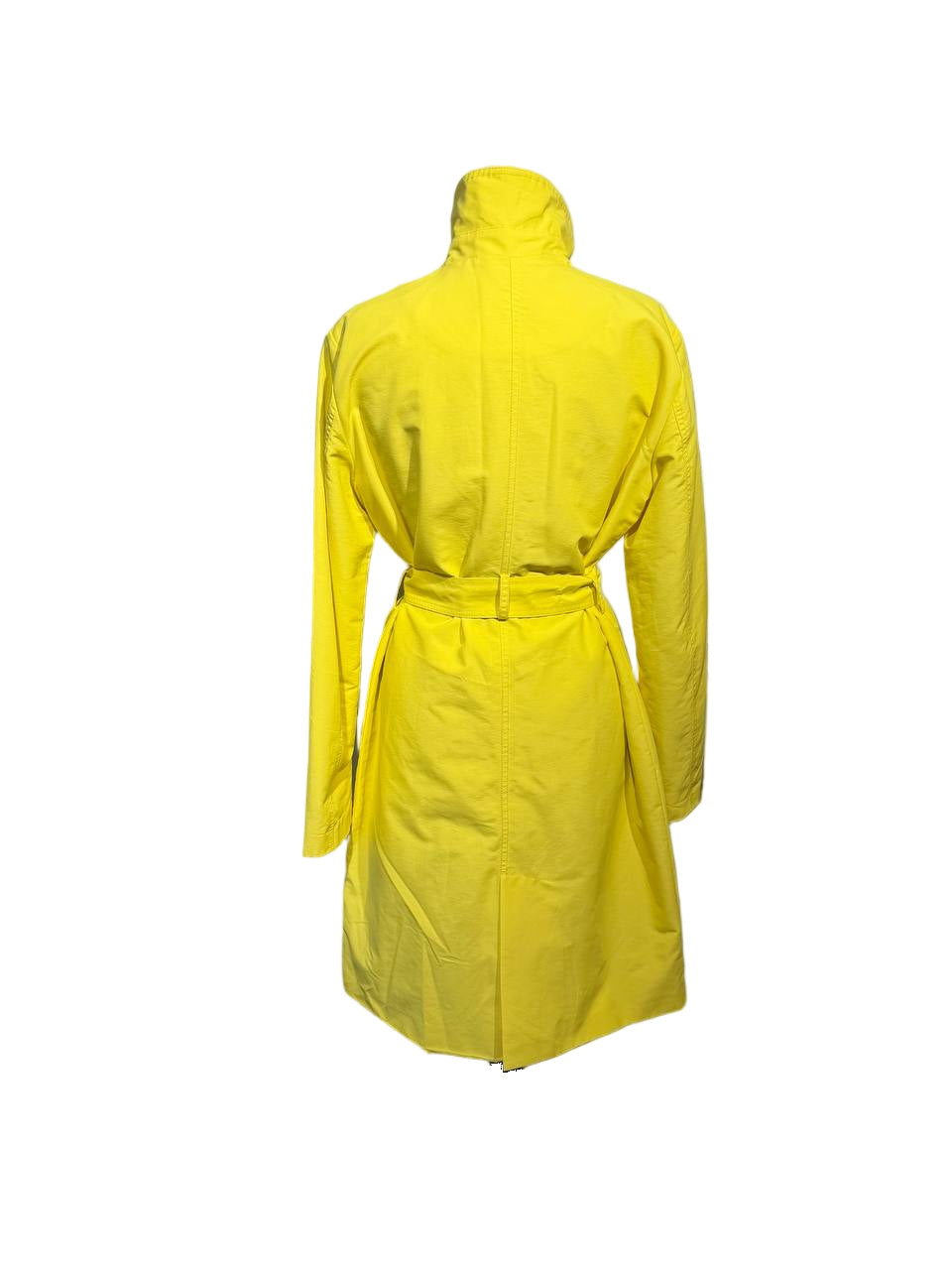 IMPERMEABILE MAX&CO GIALLO CON CINTURA Tg 46