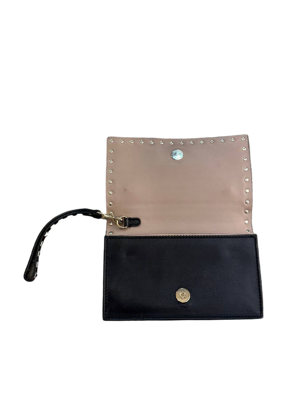 POCHETTE SMALL ROCKSTUD NERA CON BORCHIE VALENTINO GARAVANI