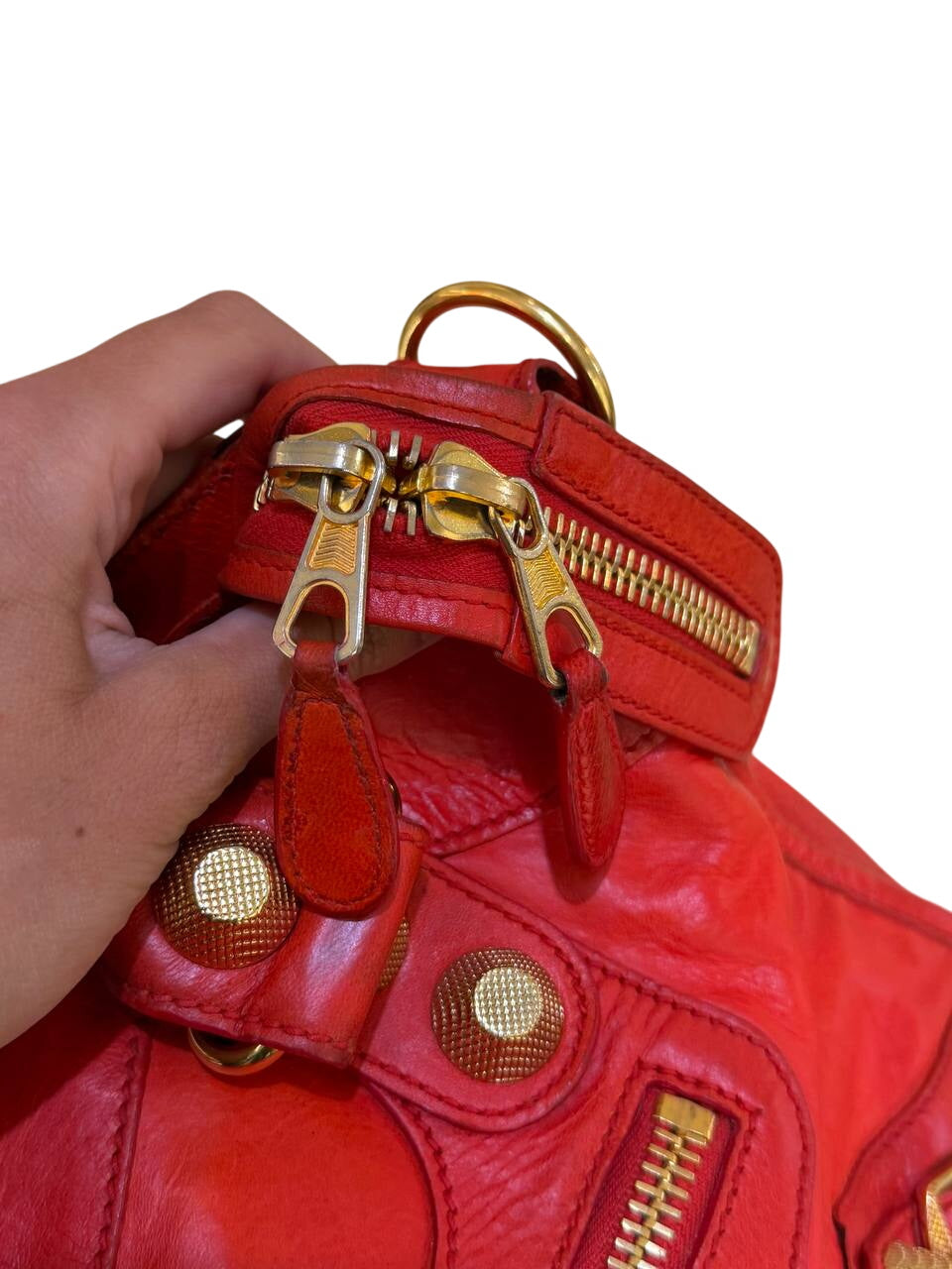 BALENCIAGA CITY MEDIA COLOR ARAGOSTA