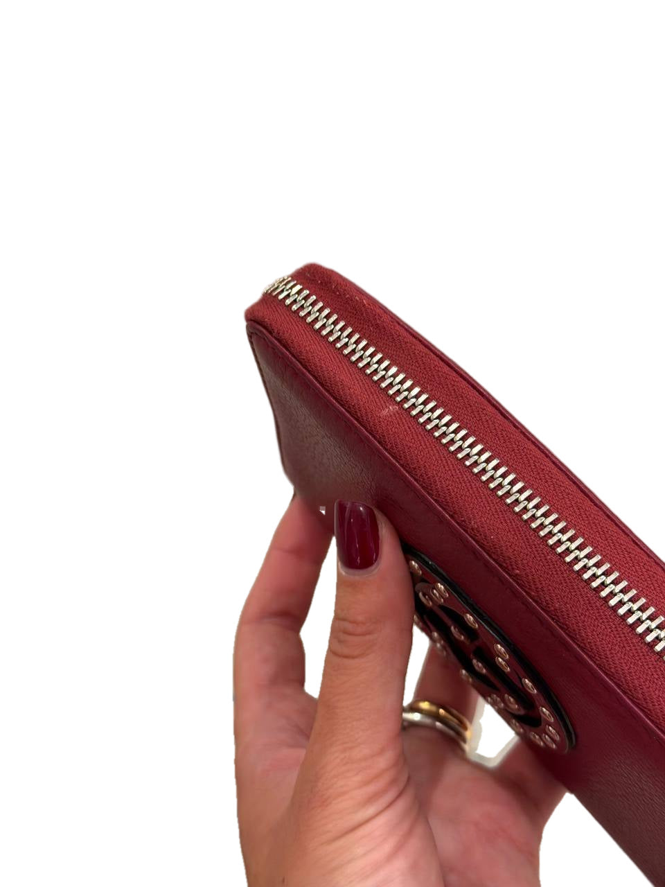 PORTAFOGLIO BLONDIE GUCCI PELLE ROSSO/ BORDEAUX