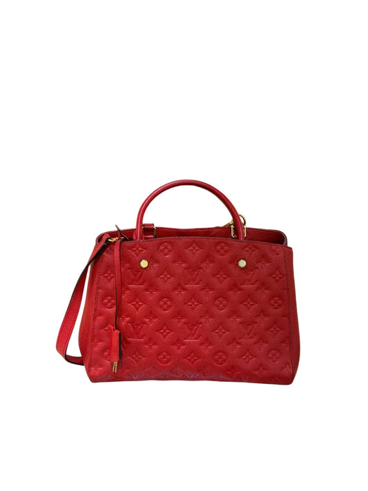 MONTAIGNE MM PELLE EMPREINTE ROSSA LOUIS VUITTON