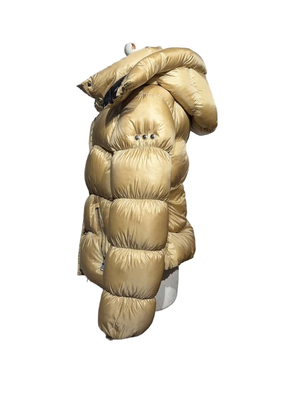 PIUMINO SHINY ULTRALIGHT ADD BEIGE/ORO ORO Tg 40