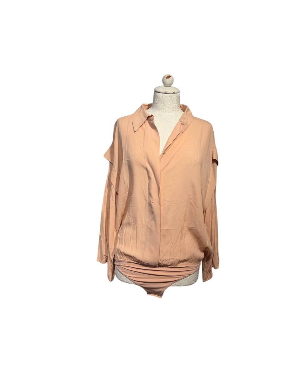 CAMICIA BODY ROSA ANTICO ELISABETTA FRANCHI Tg 44