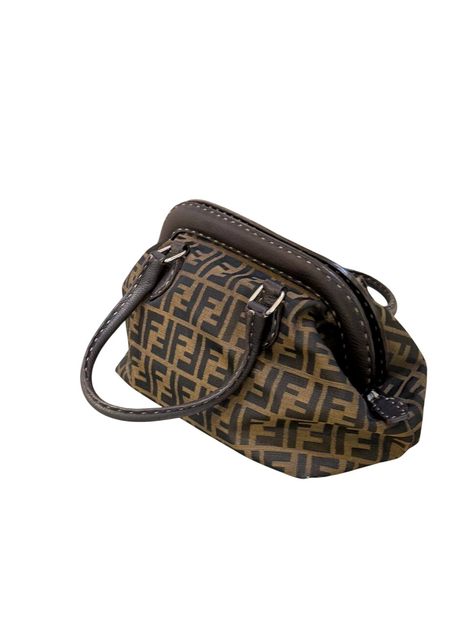 BORSA FENDI ZUCCA CANVAS E PELLE