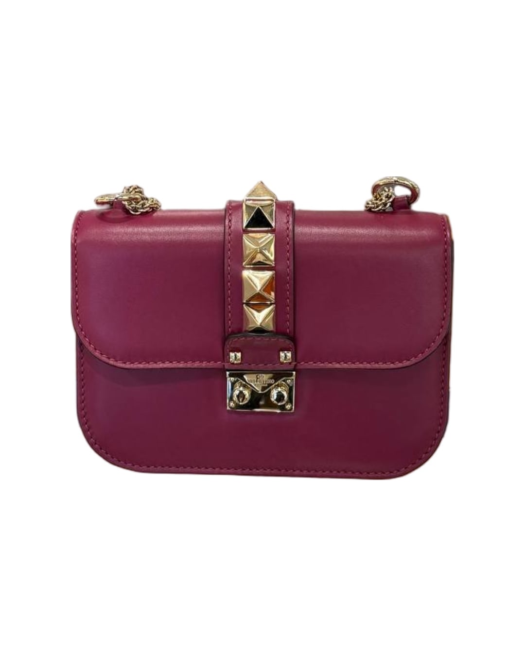 BORSA VALENTINO GARAVANI GLAM LOCK PRUGNA