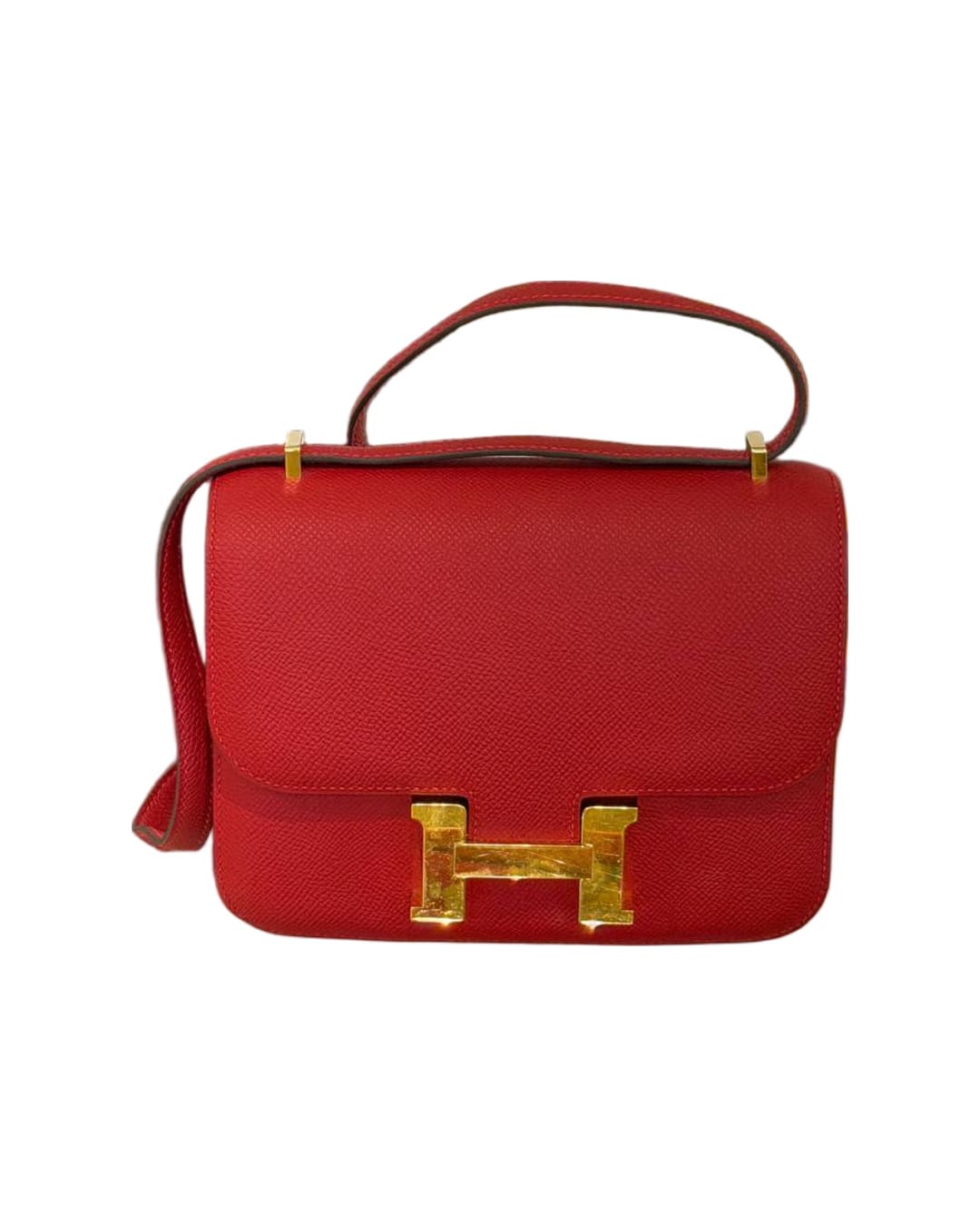 MINI CONSTANCE HERMES ROUGE CASAQUE