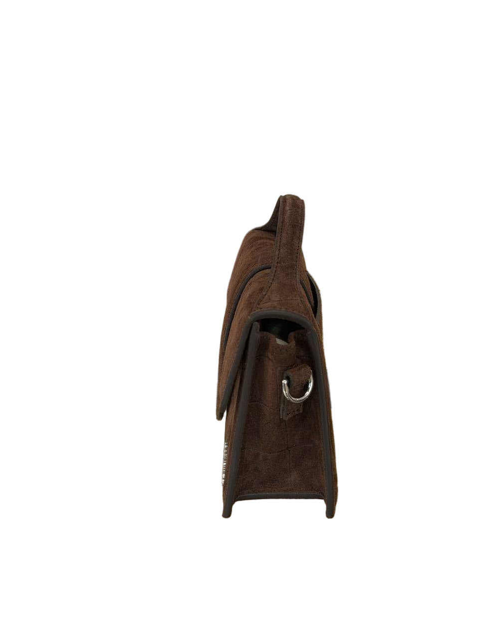 JACQUEMUS LE GRAND BAMBINO SUEDE STAMPA COCCO MARRONE
