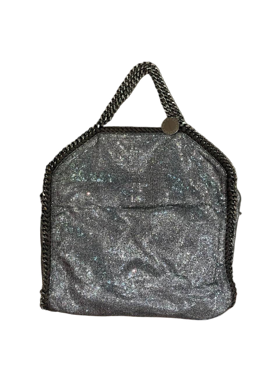 FALABELLA STELLA MCCARTNEY MEDIA TRE CATENE ARGENTATA GLITTER