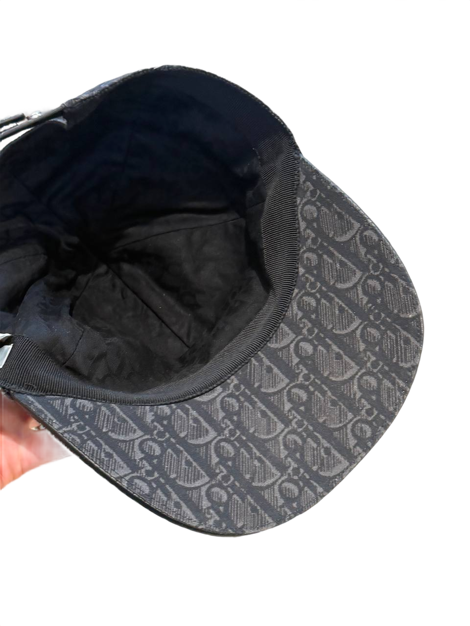 CAPPELLO BASEBALL DIOR OBLIQUE JACQUARD GRIGIO