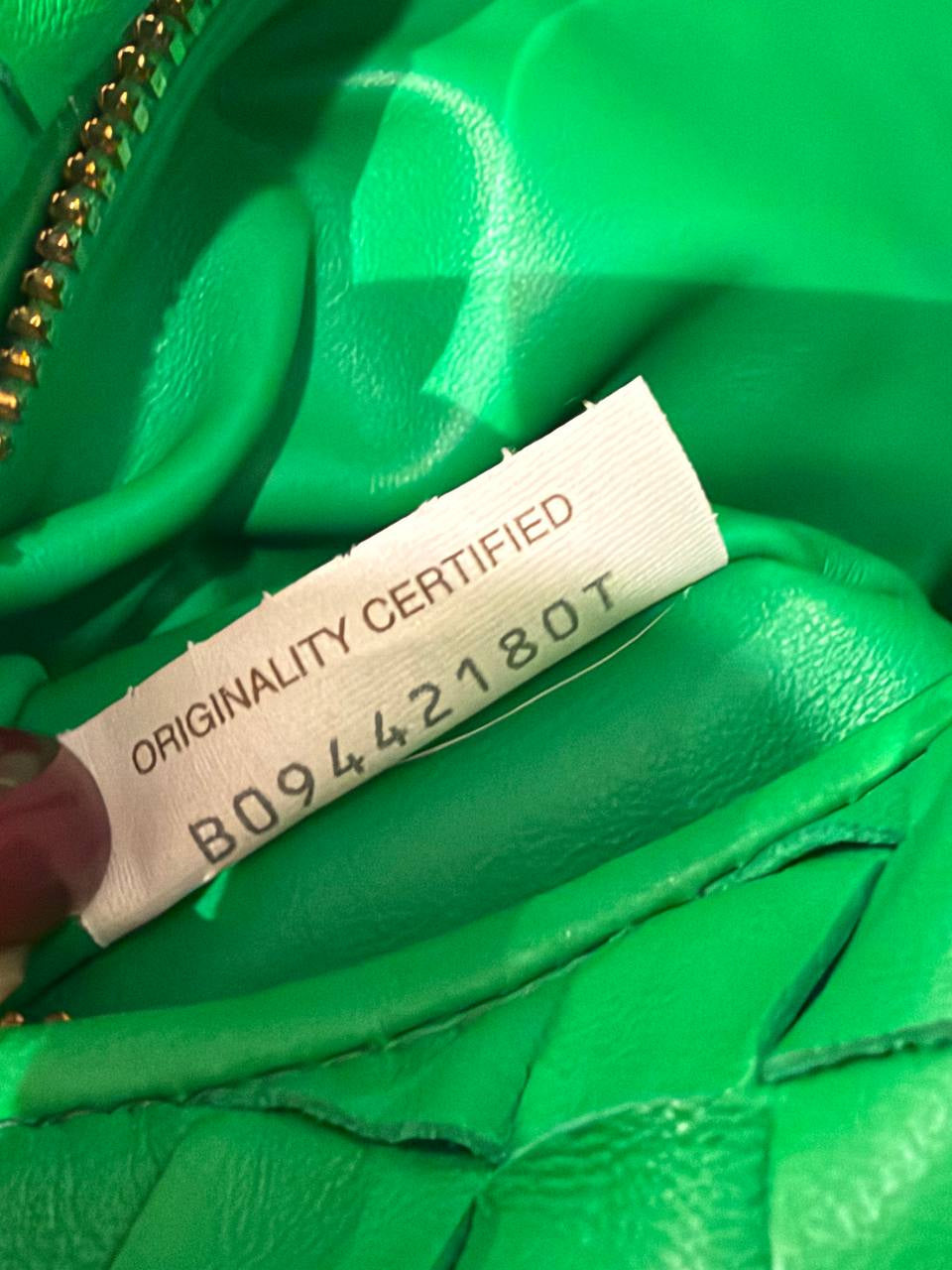 MINI JODIE BOTTEGA VENETA VERDE