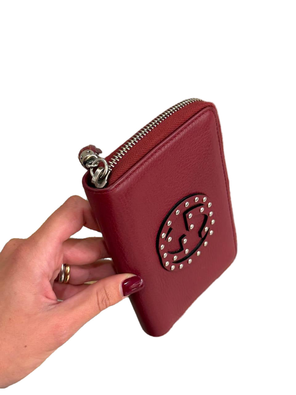 PORTAFOGLIO BLONDIE GUCCI PELLE ROSSO/ BORDEAUX