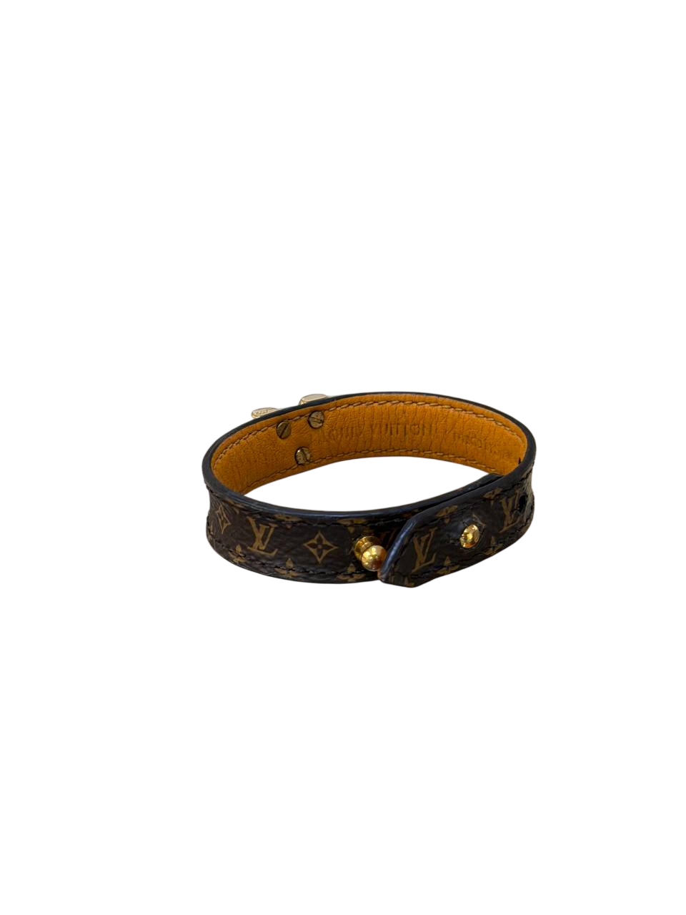 LOUIS VUITTON BRACCIALE MONOGRAM V DORATA